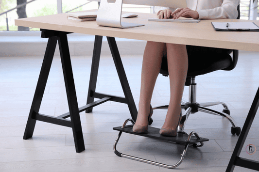 apoio para os pés secretaria