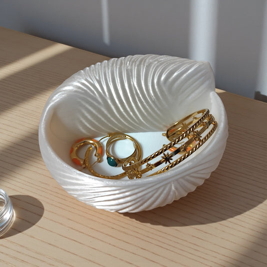 Bowl Concha — Porta-Joias Decorativo Minimalista
